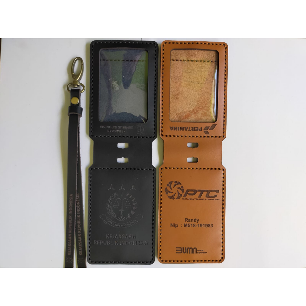

ID CARD HOLDER KULIT ASLI NAME TAG KULIT ASLI | ID CARD LANYARD KULIT MAGNET asli garut