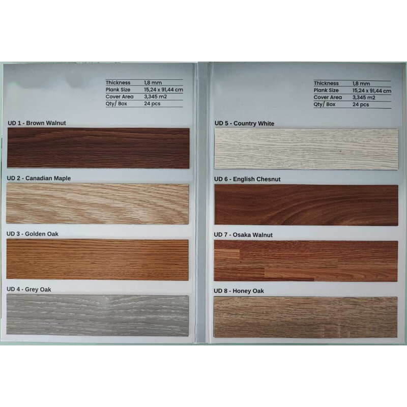 Vinyl lantai bukan stiker 1 box