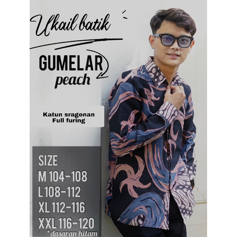 Kemeja Batik Pria Lengan Panjang Pendek Full Lapis Furing Bahan Katun Halus Premium