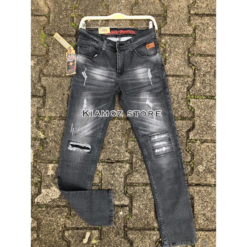 Celana panjang jeans street sobek sobek terbaru original