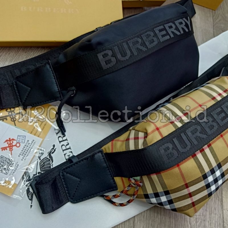 Waistbag Burberry Iconic Bumbag Tas Pinggang Premium Quality