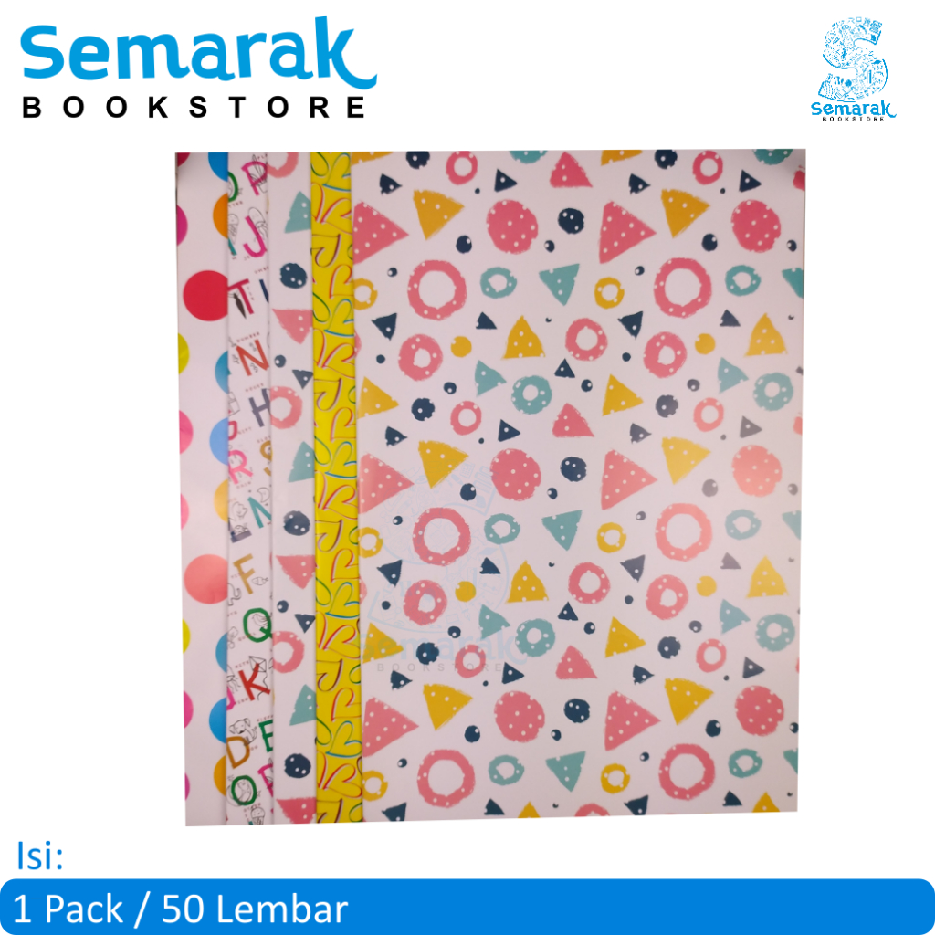 

Kiky Art Craft Paper Kertas Kado Glossy 64 x 48 cm [1 Pack / 50 Pcs]