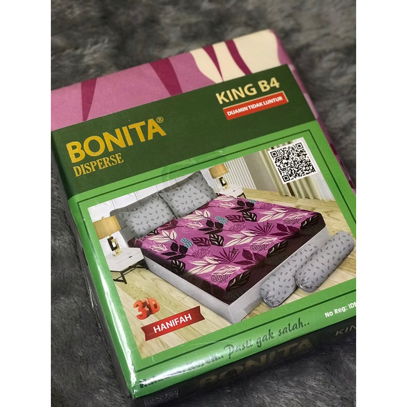 Bonita king disperse B4. sprei seprei 180x200. 4bantal + 2guling. 401.