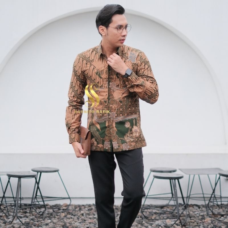 ADEBA X SASMITO BATIK HIJAU PASTEL