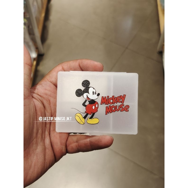 MINISO 🆕 DISNEY Kotak Obat 6 sekat Mickey Collection