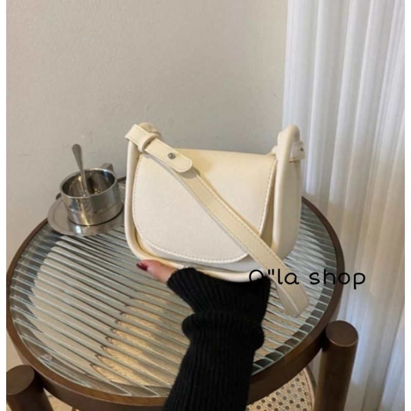 ZEA SLINGBAG, TAS SELEMPANG BAHU WANITA MURAH(MUAT HP)-Putih
