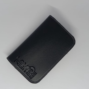 Dompet tanggung polos / dompet lipat sintetis/dompet lipat pria