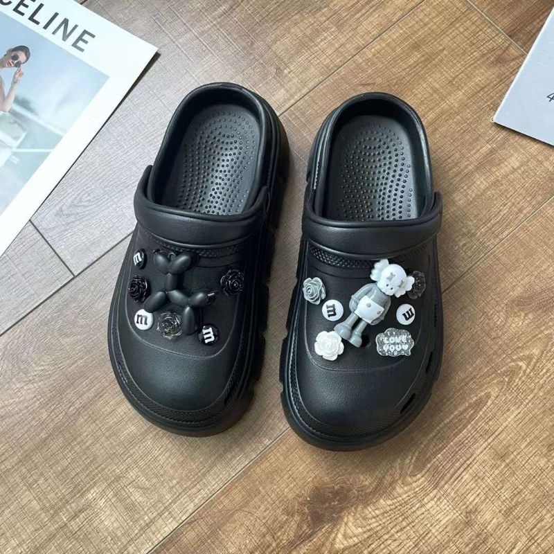 Sandal Crocs Rubbers melissa Wedges Bangkok 4cm High Quality RF