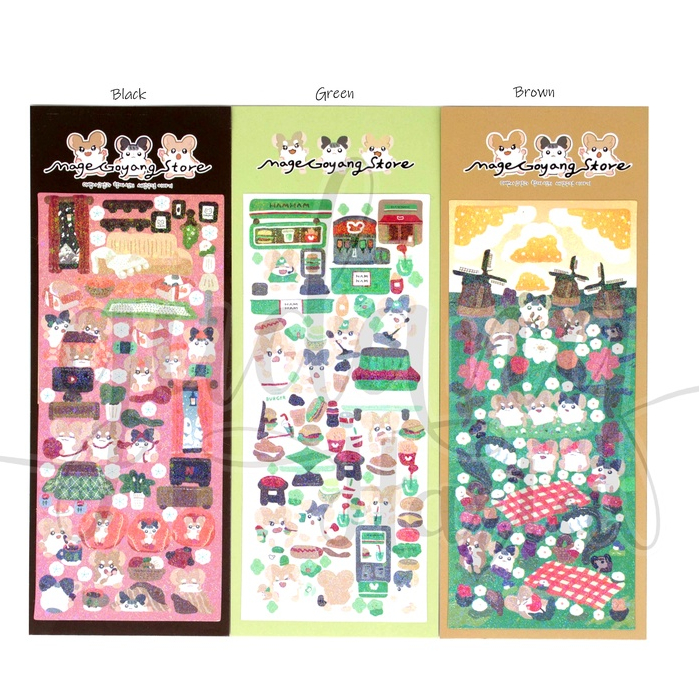 

Stiker Squirrel Season Sticker Motif Pemandangan Kota Unik DIY Scrapbook GH 303021