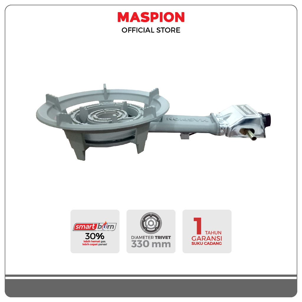 Maspion Kompor Gas Komersil 1 Tungku MKG-1133 CI