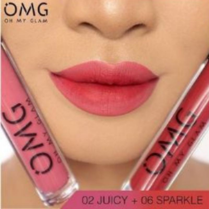 Paket Ombre Lips OMG | Lipcream OMG Ombre Coffee Edition| Lipcream OMG | Ombre OMG Lip Cream | Ombre Lips-Ombre 02+06