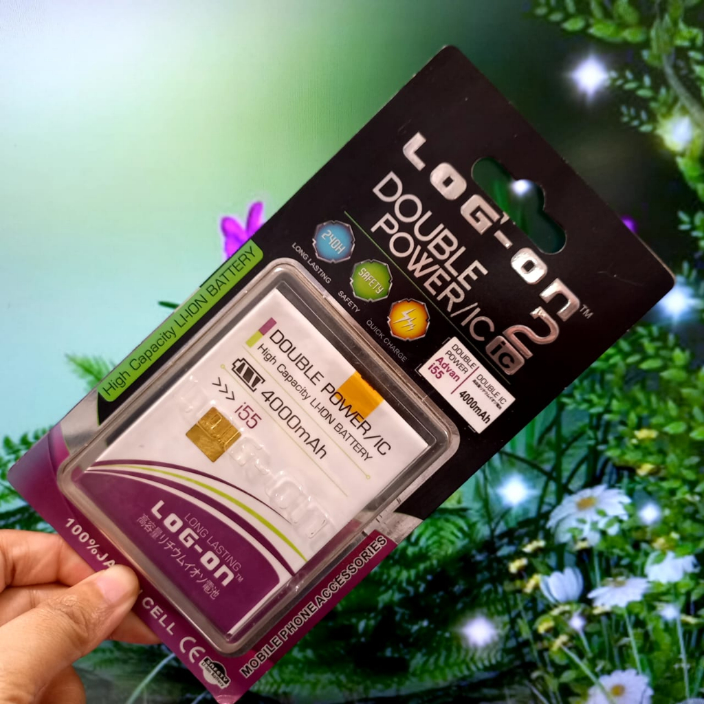 PROMO BATERAI LOGON LOG ON DOUBLE POWER ADVAN I55 4G