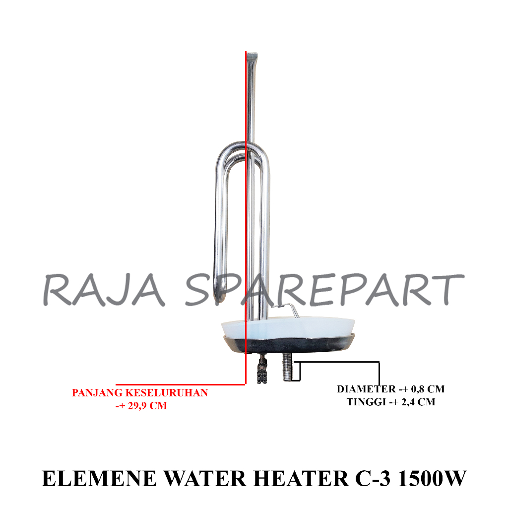 ELEMENT WATER HEATER EC-3 1500W