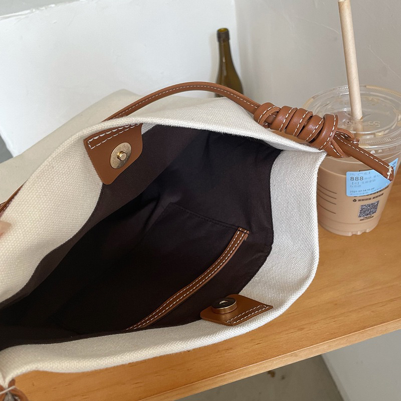 Tas Bahu Wanita Tas Kanvas Cewek Besar Messenger Bag GC 8408