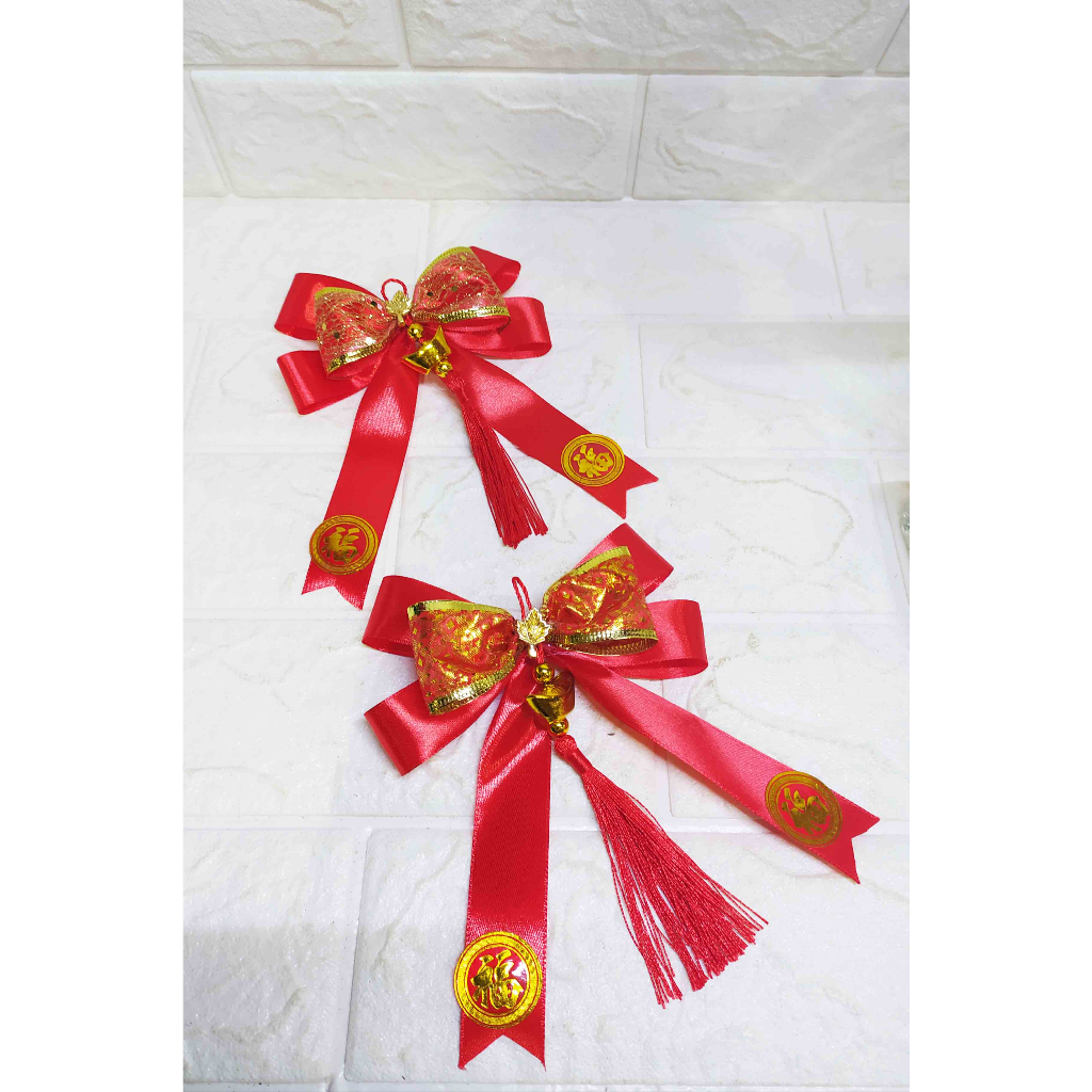 Pita Hampers Duit Mas Imlek Glitter - Pita Cantik Hiasan Parcel Imlek