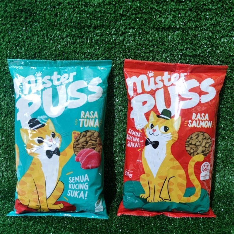 Makanan Kucing Mister Puss 500gr