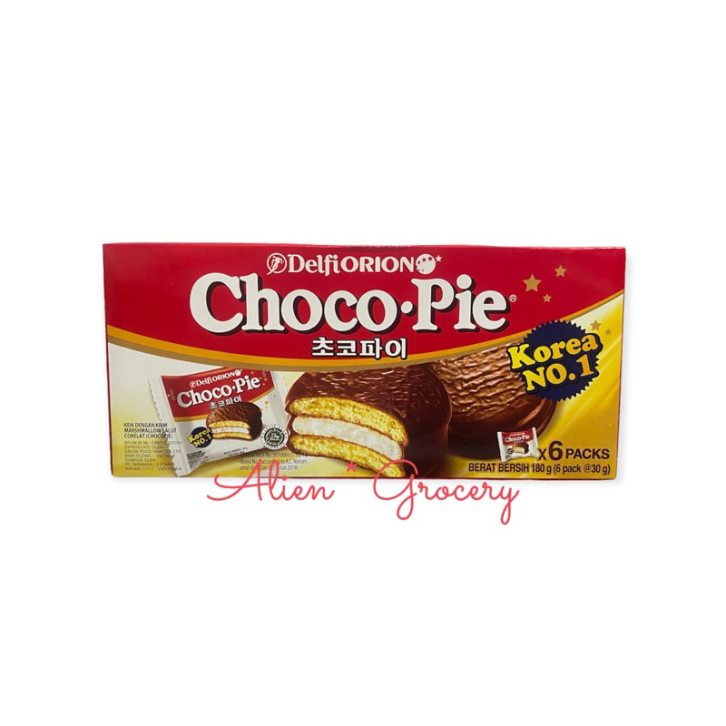 Delfi Orion Delfiorion Chocopie Marshmallow 6pcs 180gr