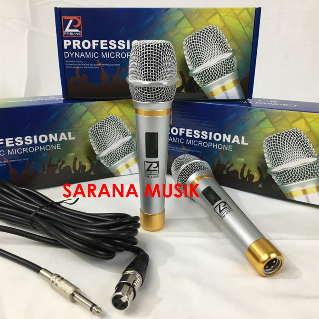 Mic Kabel Pasline PM-400S Pasline PM400S Pasline PM 400 Switch Mic Cable Original