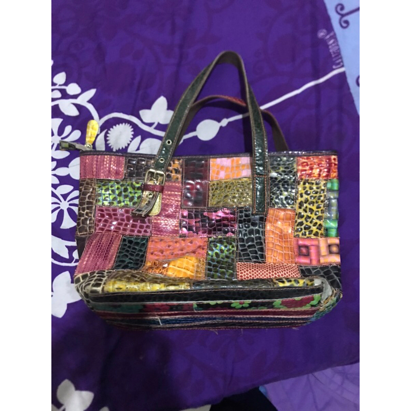Tas jingjing totabag kulit buaya second PL