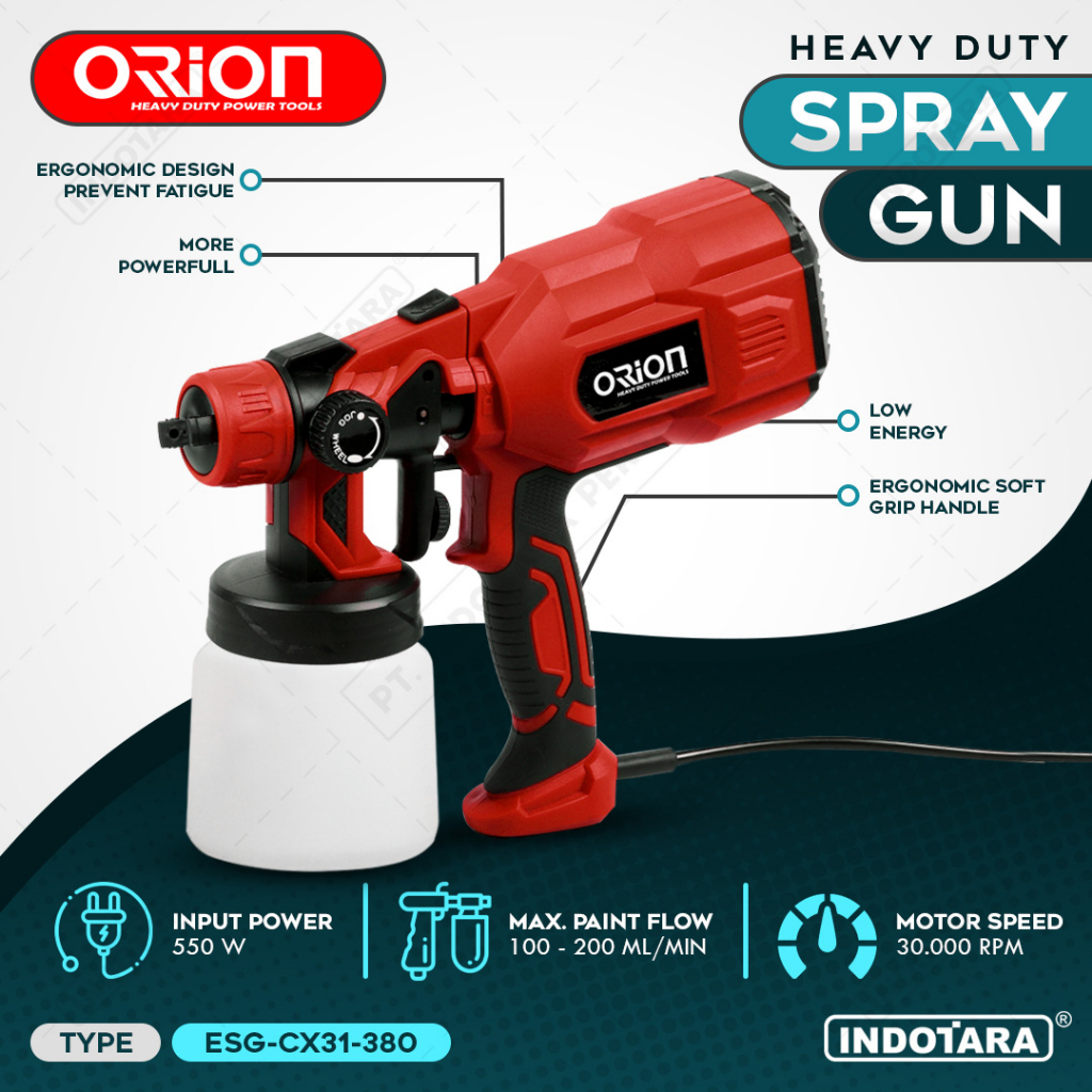 Alat Semprotan Cat Spray Gun Air Dust Orion ESG-CX31-380