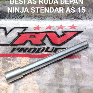 As Roda Ninja Standar As 15 Roda Depan Kawasaki Ninja R RR (As Roda Depan Ninja Besi Tanpa Mur)