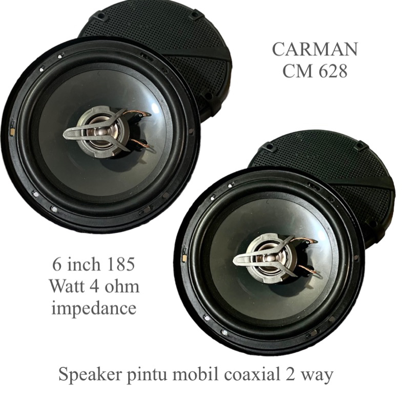 Speaker pintu mobil Coxial 2 way 6 inch CARMAN CM 628