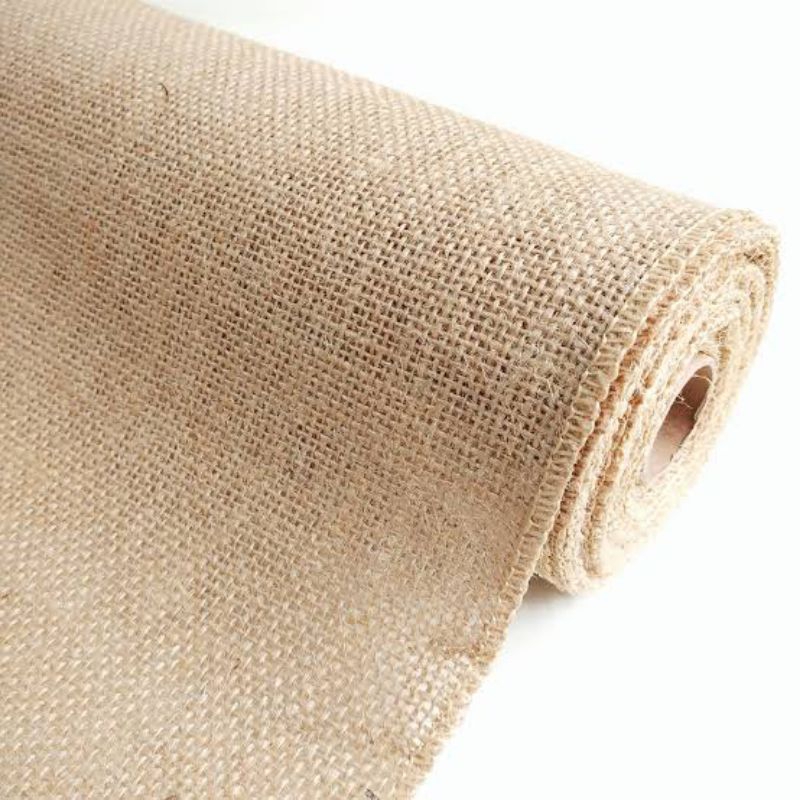(𝙆𝘼𝙄𝙉 𝙂𝙊𝙉𝙄 𝙍𝙊𝙇𝙇) KAIN GONI uk 300cm x 120cm / BURLAP / RUSTI GRADE A+