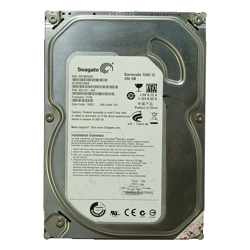 HARDISK SEAGATE 500GB PC