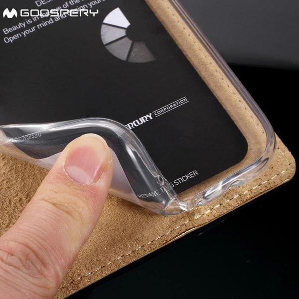 Blue Moon Goospery Sarung Leather Flip OPPO A31 A3S A52 A92 A53 A33 A93 A93 RENO 3 4F