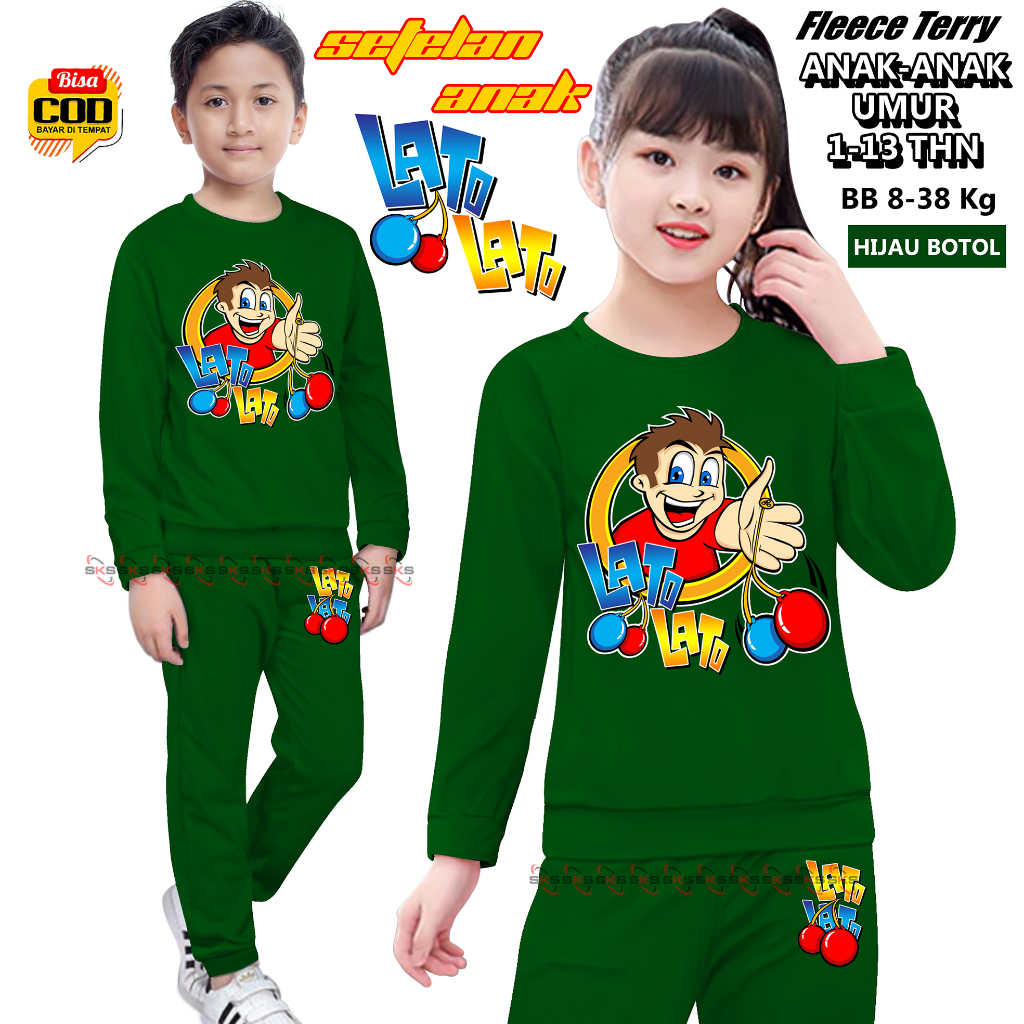 Setelan Anak-anak LATO LATO VIRAL TOP MODEL 00013 BISA COD &amp; Gratis Ongkir Cowok Cewek terbaru dan termurah Baju Kaos Tshirt Training Olahraga Anak Sportswear Children Paling Tren &amp; Laris Kekinian Senam