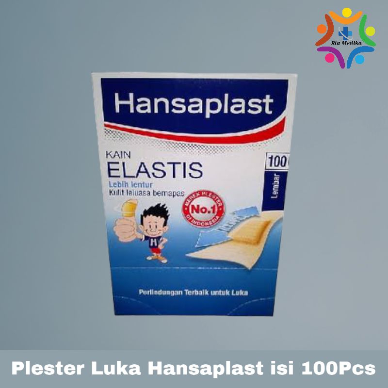 Plester Luka Hansaplast Isi 100Pcs  Hansaplast  Plester Hansaplast