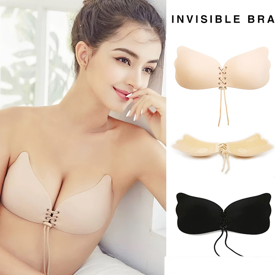 APEN Bra Pad Wings Angel Tempel 6674 Tambahan Pads Foam SilikonBusa BH Tempel Party Backless Cup