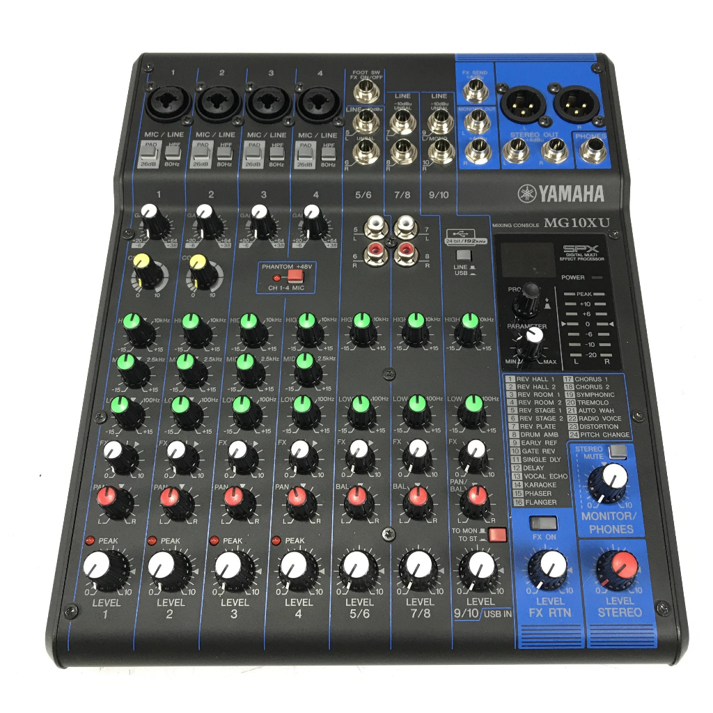 Mixer Yamaha MG10XU / MG 10XU Mixer Audio GRADE A++