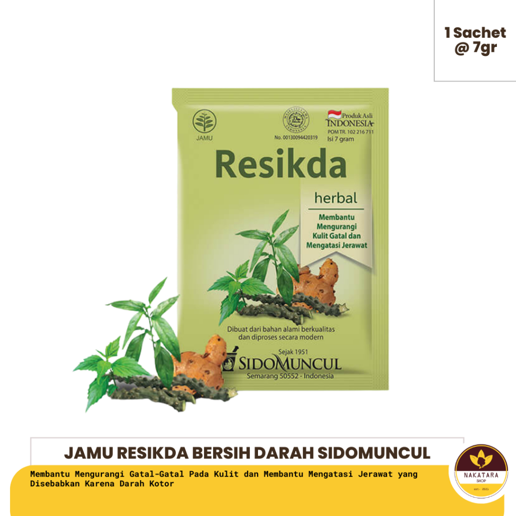 

JAMU RESIKDA SIDO MUNCUL ISI 10 SACHET SERBUK