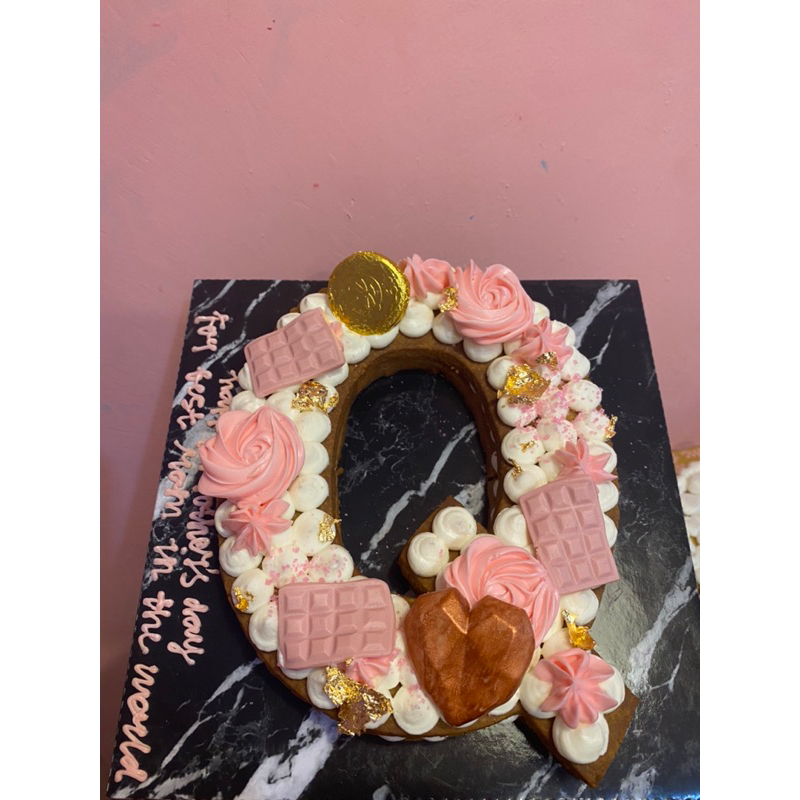 

Alphabet Cake Cookies butter paling murah!! A-Z, Simbol, 1-0