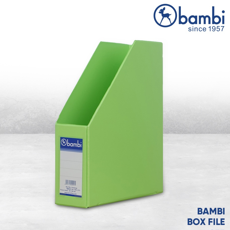 

Bambi Box File Magazine MID SIZE 8 cm Special Colour Pastel Green - Box Arsip / Box Storage / Box Dokumen kode 1013