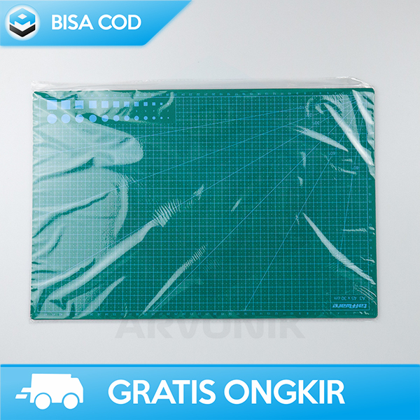 CUTTING MAT ALAS POTONG A3 TAFFWARE 45x30CM CUTTING PAD MATERIAL PVC