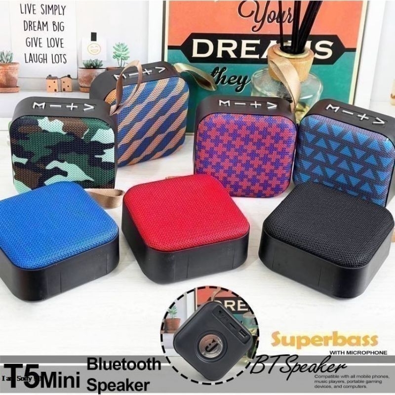 Speaker Bluetooth J Mini Speaker Wireless J Mini T5