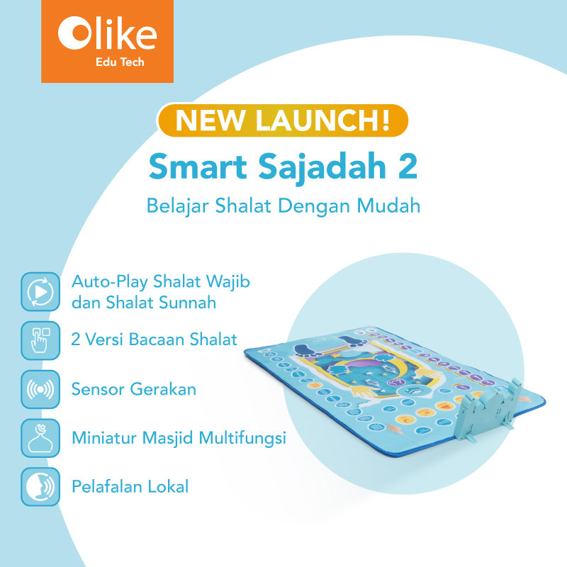 Olike Smart Sajadah Kids Olike Sajadah Pintar Anak Garansi Resmi Sajadah Pintar Panduan Ibadah Anak ResmiOlike Smart Sajadah Smart Technology