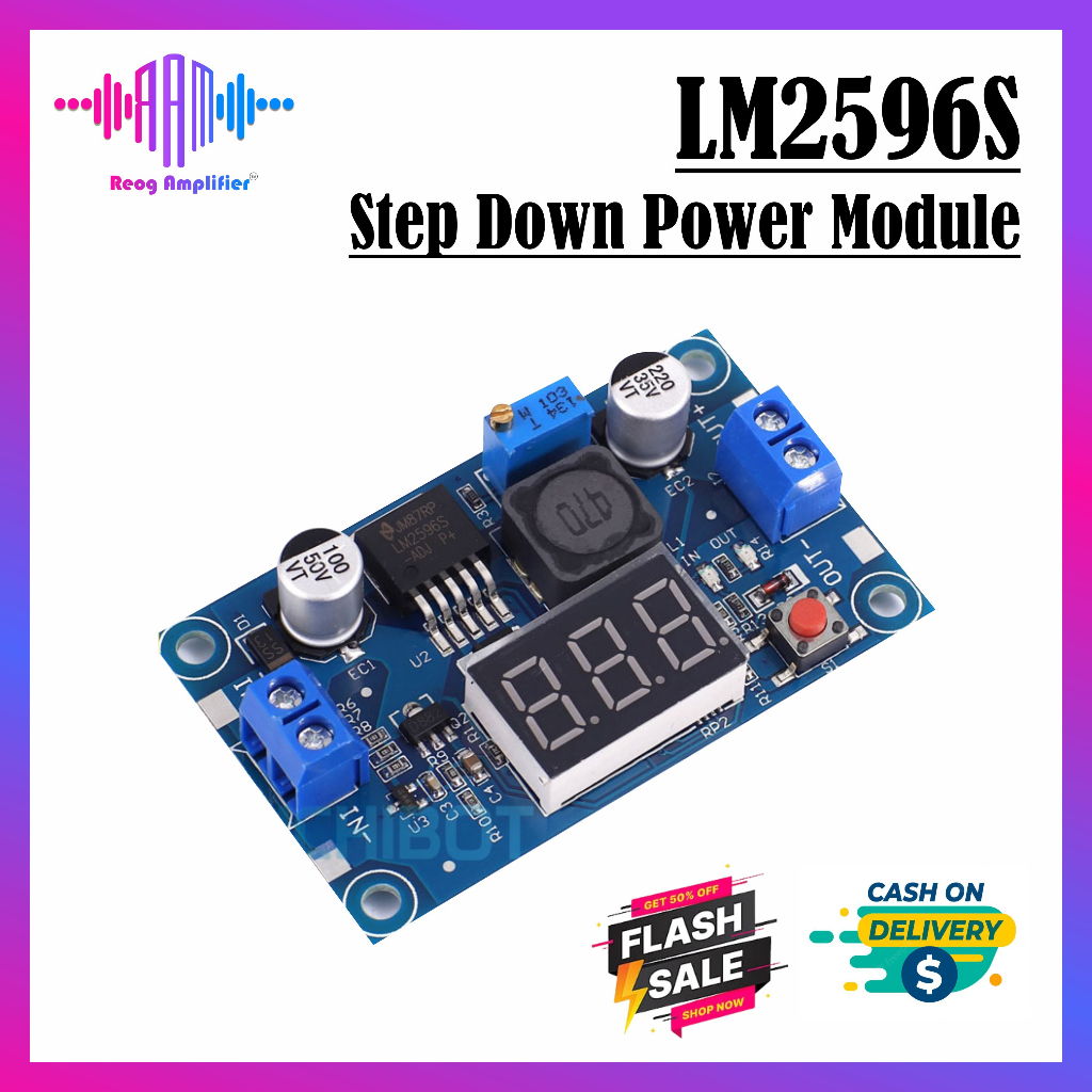 LM2596S Buck Converter DC to DC Step Down Power Module Voltage Regulator Stabilizer Tegangan DC