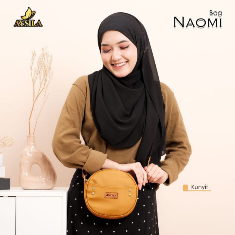 TAS SLEMPANG NAOMI BULAT BUNDER LINGKARAN BY AYSILA