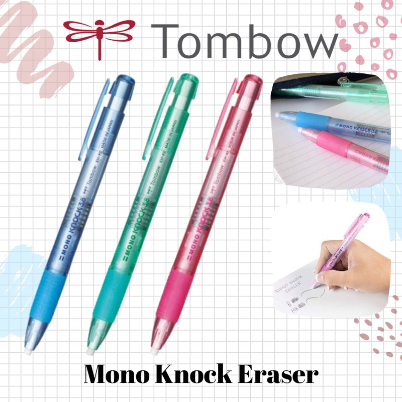 

Tombow Mono Eraser Knock 3.8 / penghapus pensil berbentuk seperti pulpen