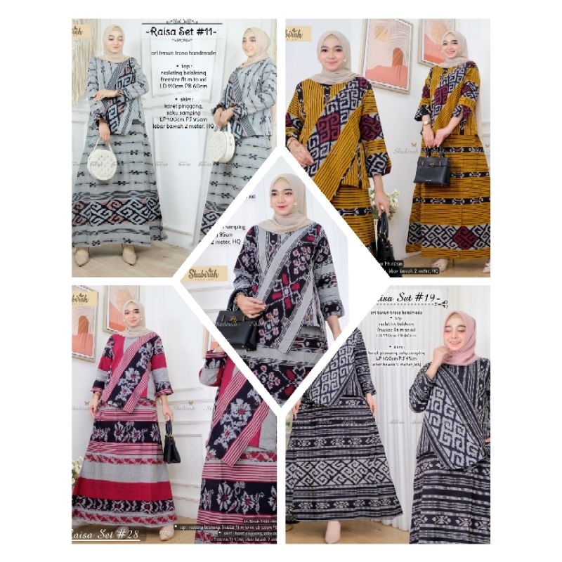 RAISA ONE SET TENUN HANDMADE