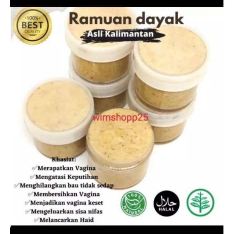 RAMUAN DAYAK ASLI KALIMANTAN.