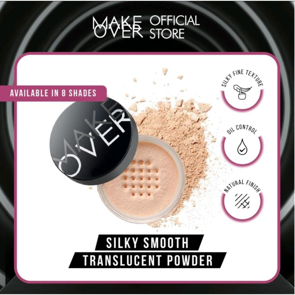 MAKE OVER Silky Smooth Translucent Powder 35 g | Makeover