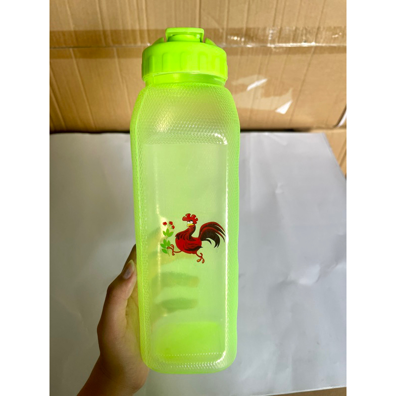 P-0003 Botol Air Minum Cap Ayam Jago - Botol Air Plastik Tebal Jumbo - Botol Air Minum Sekolah Murah Berkualitas