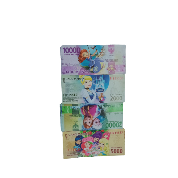 30 LEMBAR MONEY TOYS KARAKTER KARTUN || UANG MAINAN GAMBAR KARAKTER