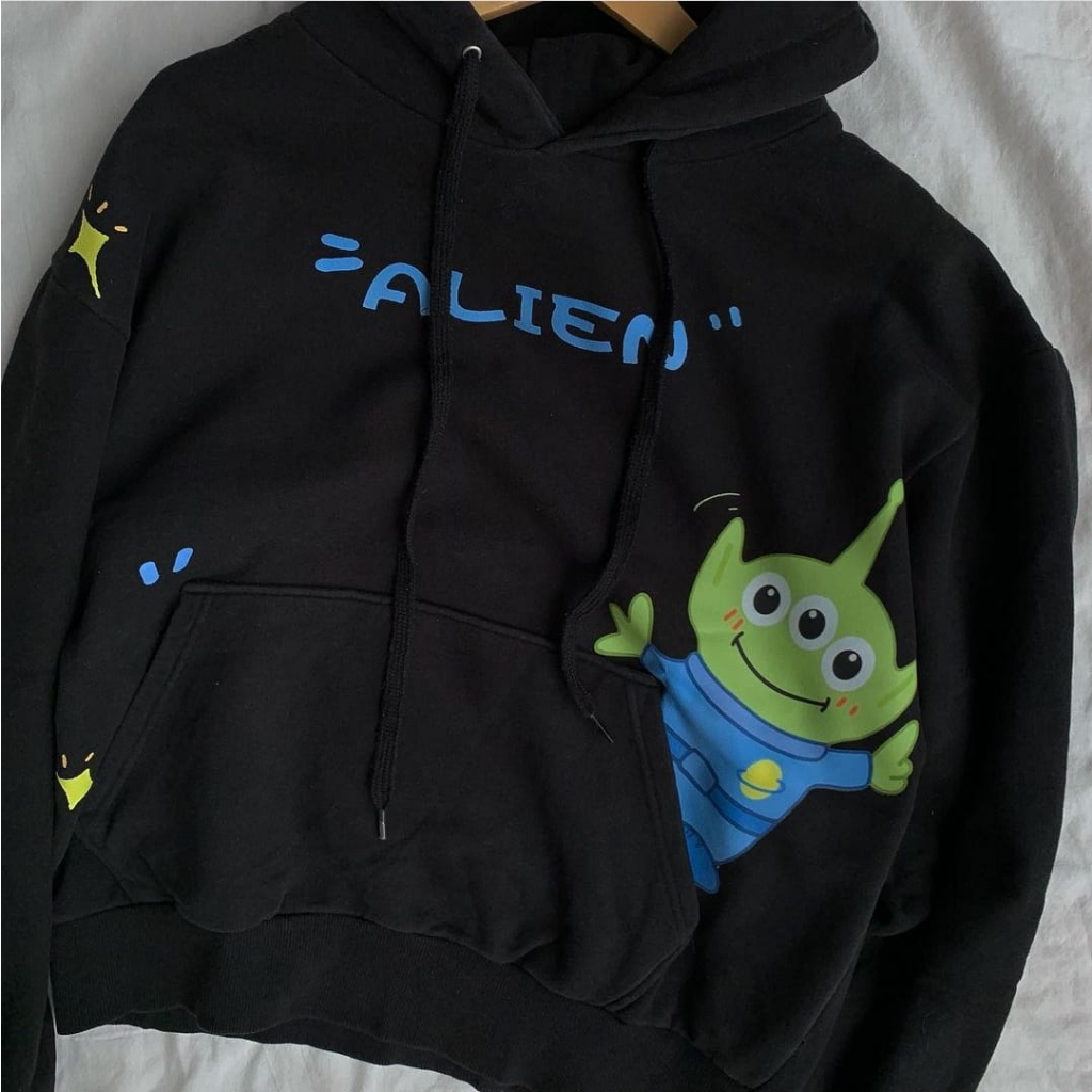 SWEATER HOODIE UNISEX ALIEN OVERSIZE SWEATER