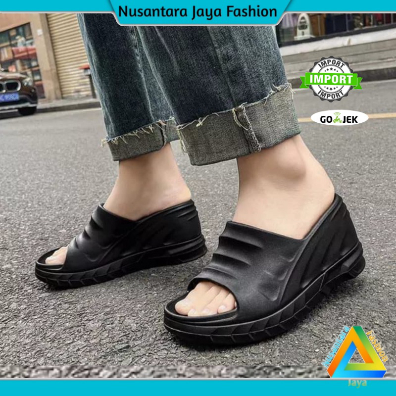 9CM Sandal WEDGES Wanita Korea Style Balance E8080