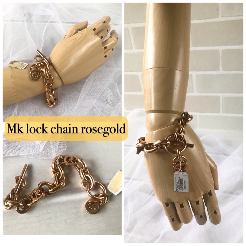 gelang wanita original chain rosegold bracelet